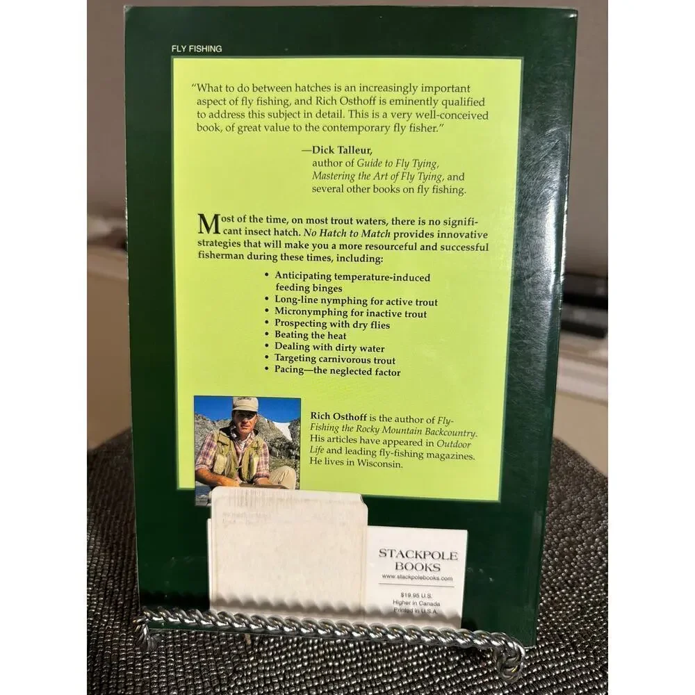 3/$25 No Hatch to Match – Rich Osthoff – 2001 First Edition Fly-Fishing Guide